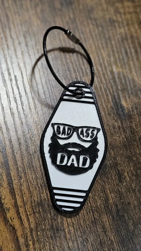 Custom Keychain - Personalized 3D printed keychain